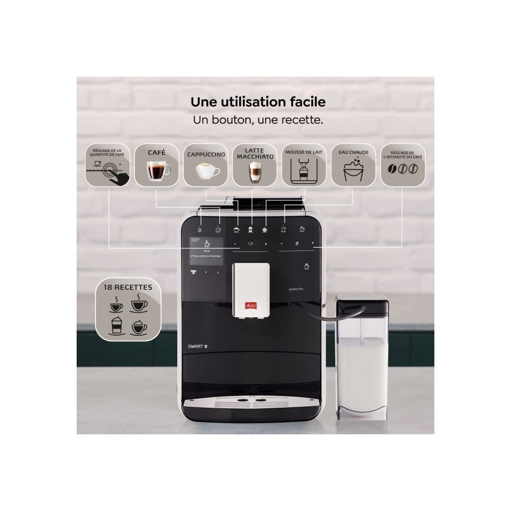 Machine A Café Automatique - Melitta - Barista T Smart F830-102 - Noir Melitta - Mathon - 5
