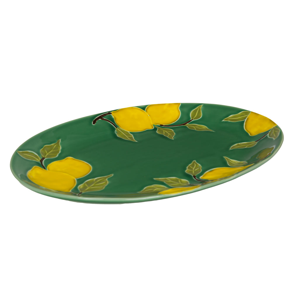 Plat ovale Lemon 39x28 cm Table passion - Mathon - 2