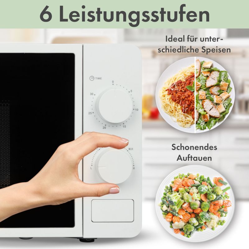 Micro-ondes 20L 1150W Clatronic MW791-blanc Clatronic - Mathon - 4