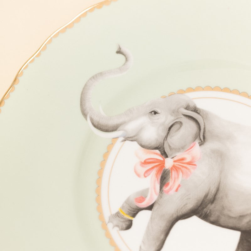 Lot de 6 Assiettes plates Animal Magic - 23cm - Elephant Yvonne Ellen - Mathon - 2