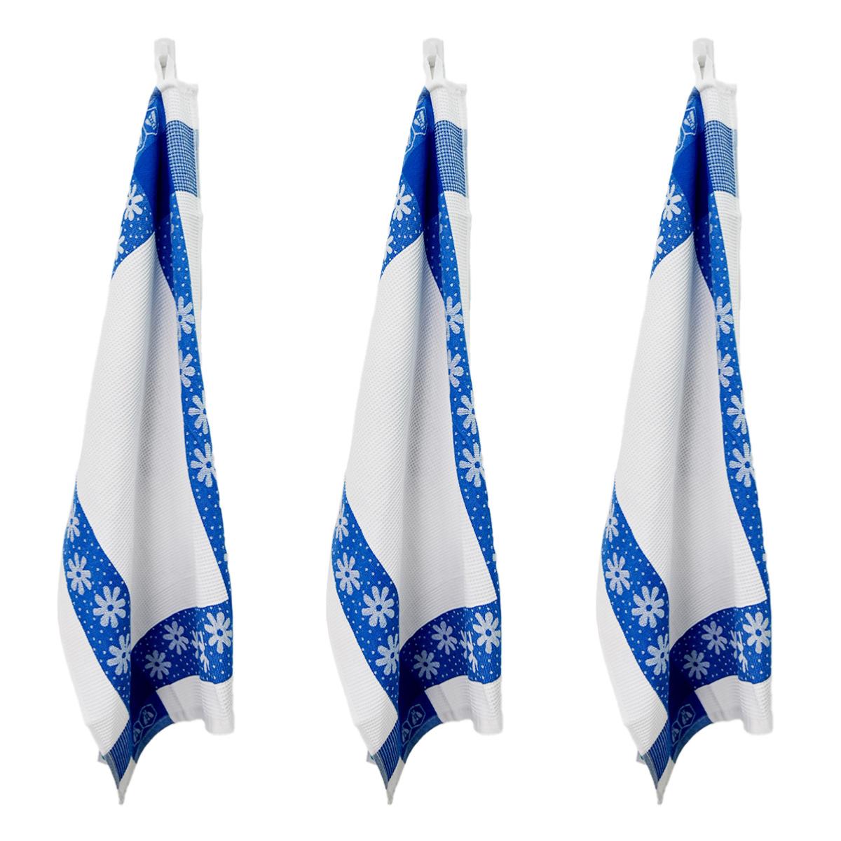 Lot de 3 torchons nid d