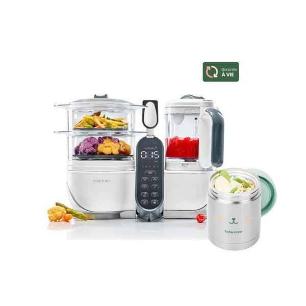 Mixeur Cuiseur Babymoov Nutribaby Plus A001117_b3 230 W Blanc Babymoov - Mathon
