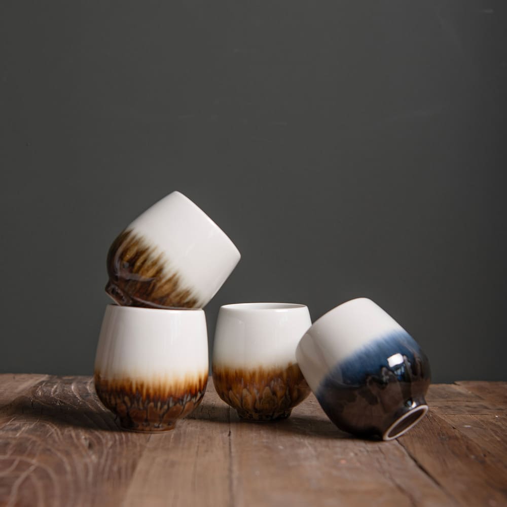 Coffret de 4 gobelets Wabisabi 20 cl Table passion - Mathon - 3