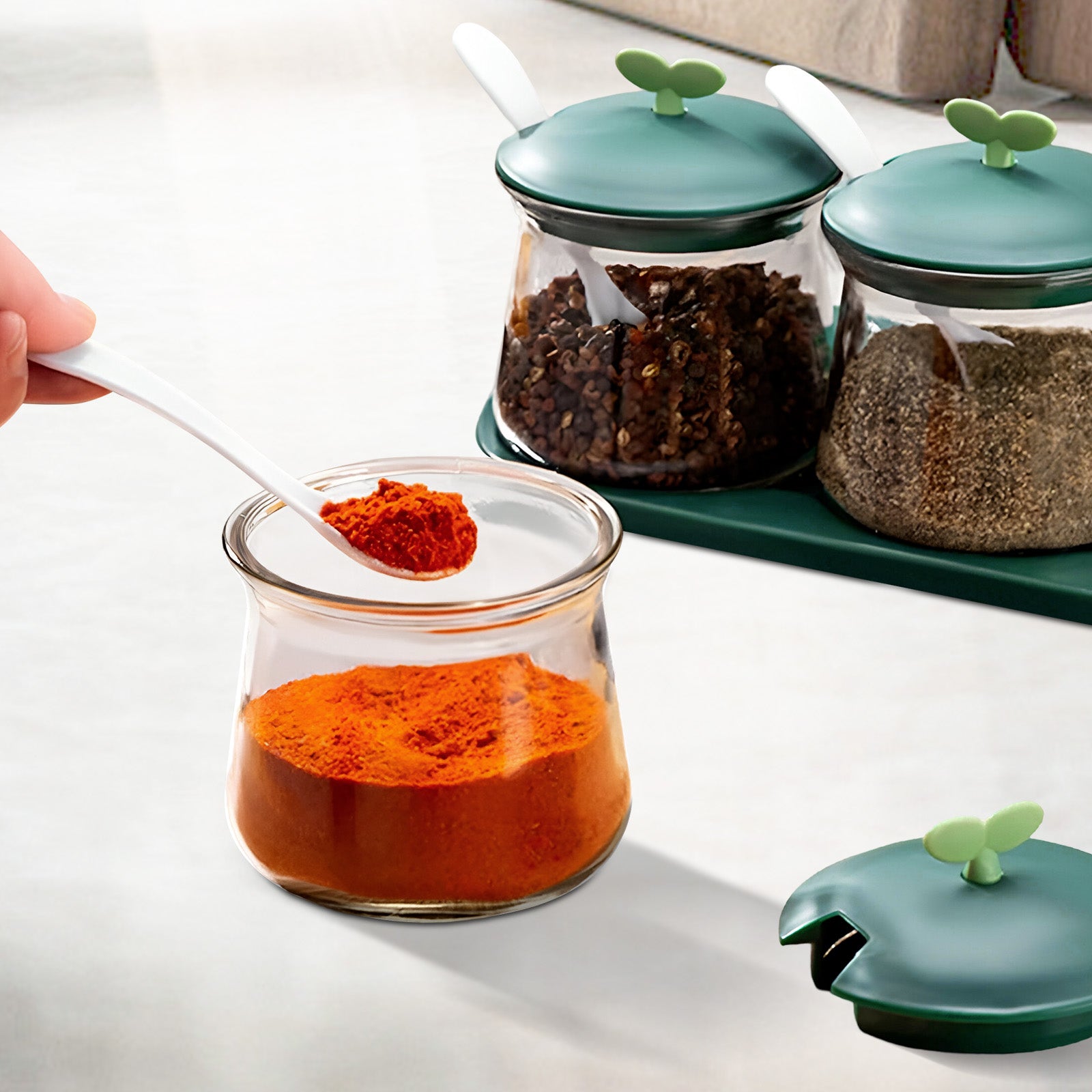 Ensemble de 3 Bocaux à Épices Cheffinger - Mathon - 2