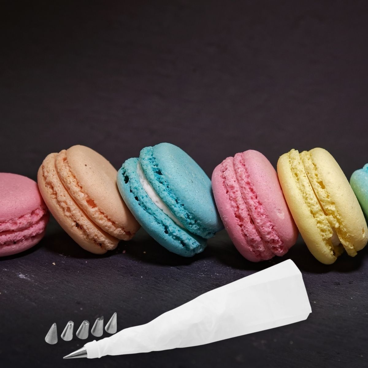 Ensemble de 2 Poches à douille et 6 embouts en inox 33 cm Zenker Smart Pastry Zenker - Mathon - 2