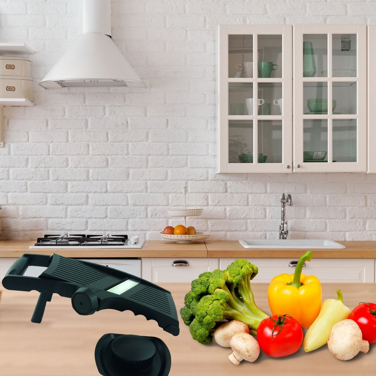 Mandoline professionnelle pour trancher et râper  Handmade Tradition Fackelmann - Mathon - 2