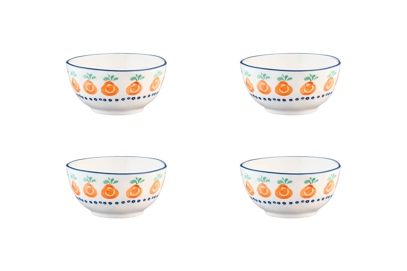 Bol NAPOLI Ø12cm - 4 pièces - Agrume Björn - Mathon - 1