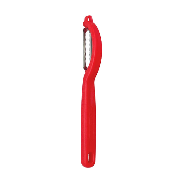 Eplucheur pivotant lame double crantée Pratik rouge Nogent - Mathon