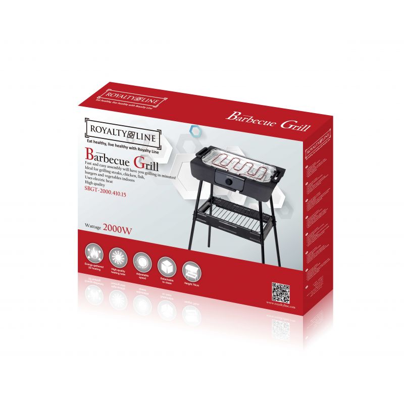 Barbecue Grill électrique 2000W Royalty Line  RLSBGT200041515 Royalty Line - Mathon - 2