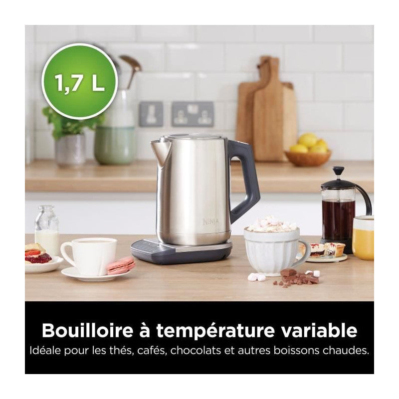 Bouilloire - Ninja - Kt201eu - 3000 W - 1,7 L - Température Réglable - Inox Ninja - Mathon - 5