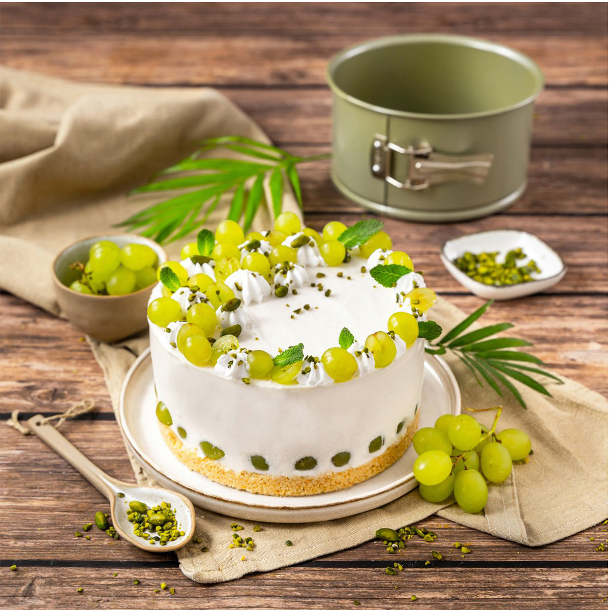 Ensemble de 3 moules à gâteaux de 18 à 30 cm Zenker Green Vision Zenker - Mathon - 9