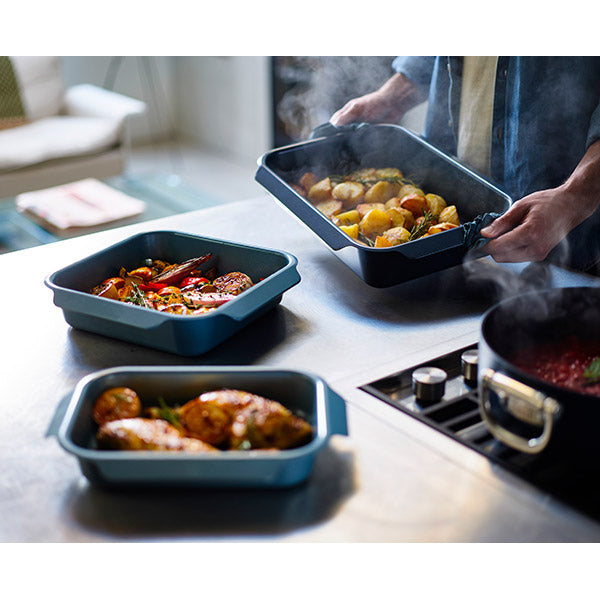 Set de 3 plats à rôtir empilables Nest Joseph Joseph - Mathon - 4