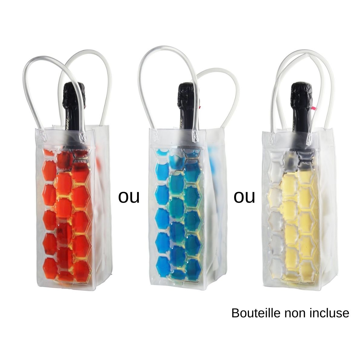 Lot de 3 sacs isothermes pour bouteille  Bar Concept Fackelmann - Mathon - 7