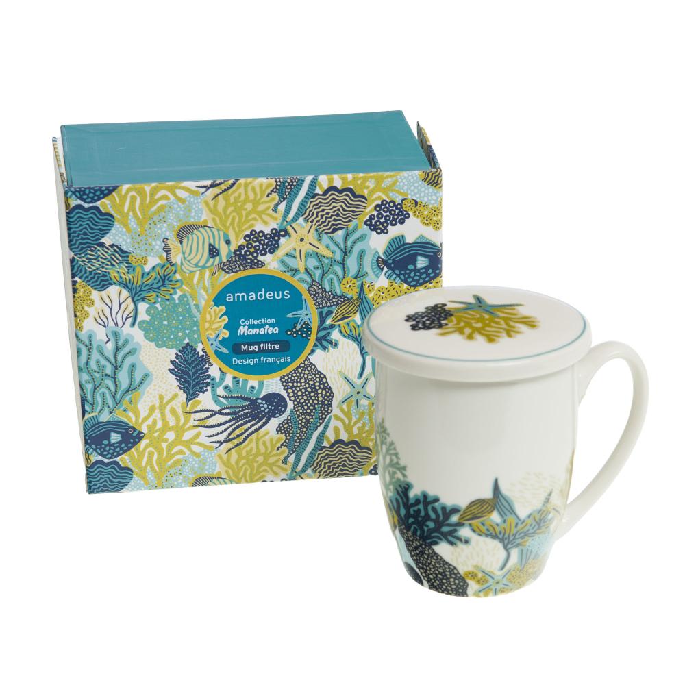 Coffret mug avec filtre Manatea Amadeus - Mathon - 1