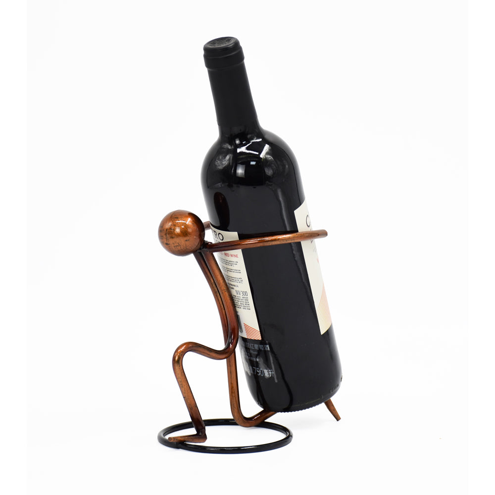 Porte bouteille figurine 18x18x10 cm Table passion - Mathon - 1