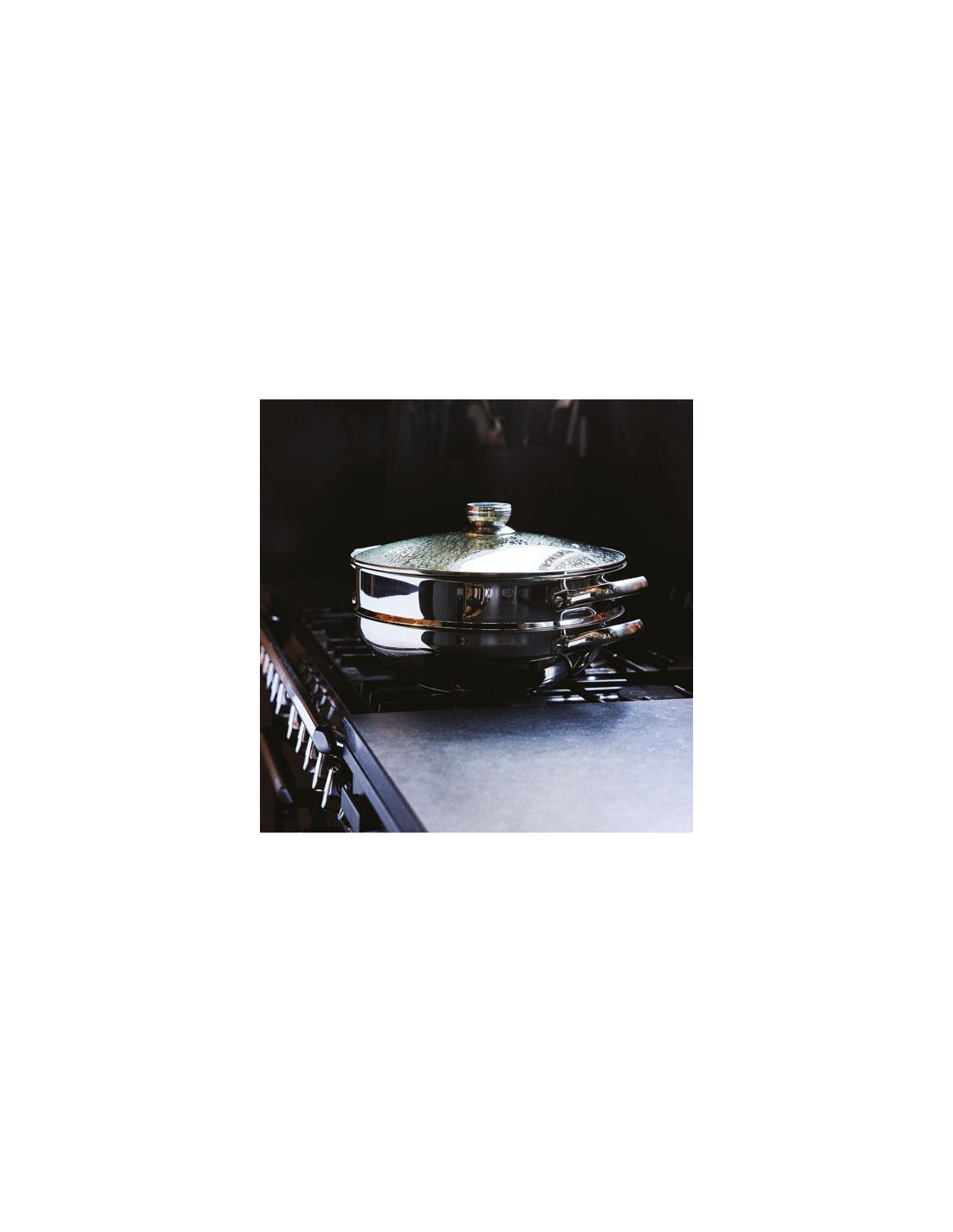 Wok 2-en-1 - Baumalu - Tous Feux Dont Induction - Couvercle Verre - 32 Cm Baumalu - Mathon - 5