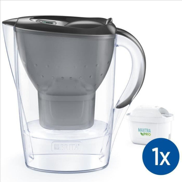 Carafe Filtrante Brita - Marella Graphite - Capacité 2,4l Dont 1,4l D