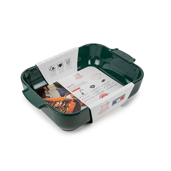 Plat à four céramique Appolia rectangulaire vert 32 cm Peugeot - Mathon - 6