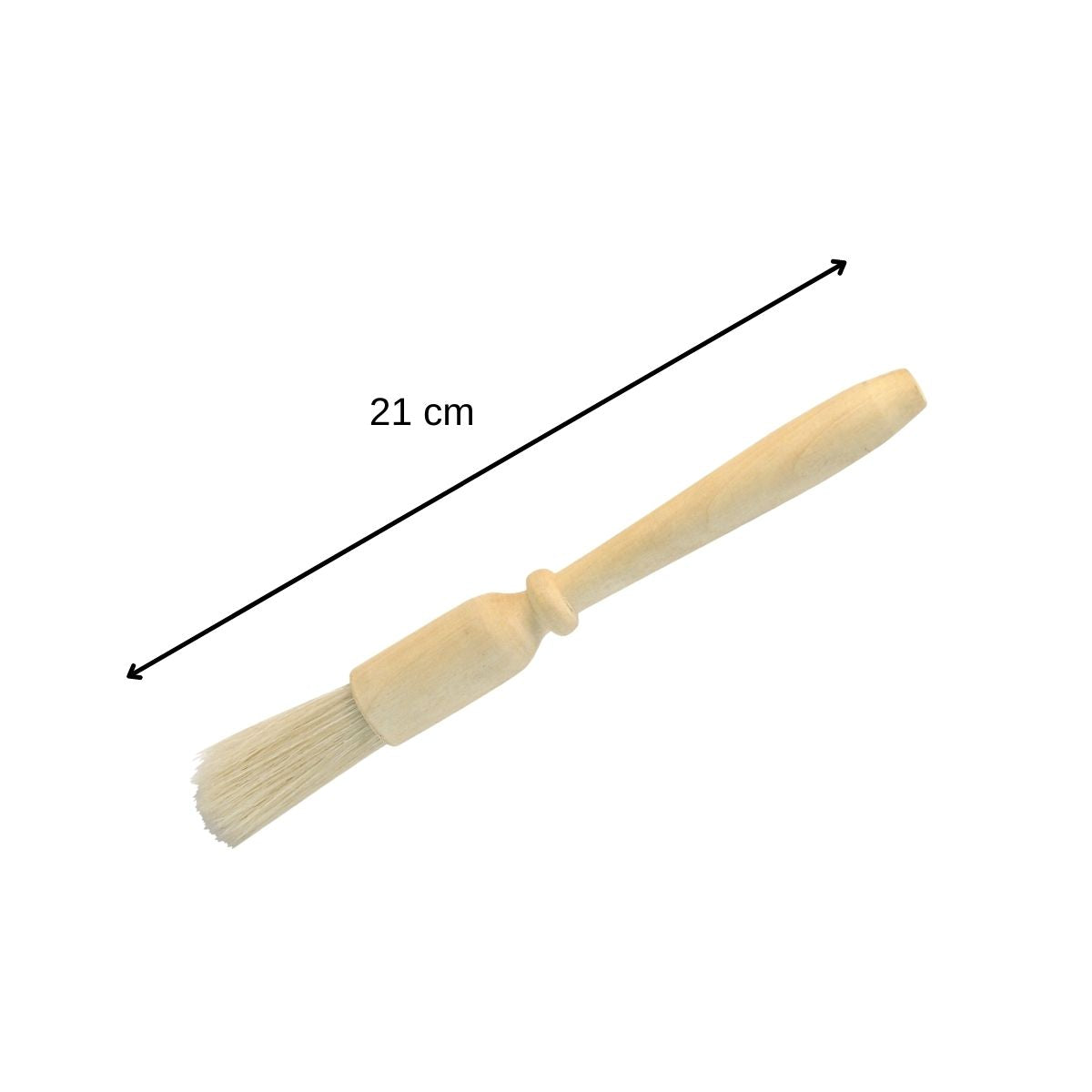 Pinceau de cuisine et de pâtisserie 18 cm en poils de porc  Wood Edition Fackelmann - Mathon - 3