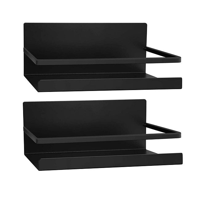 2 Etagere Epice Magnetique Frigo Sans Percage noir Vendos85 - Mathon