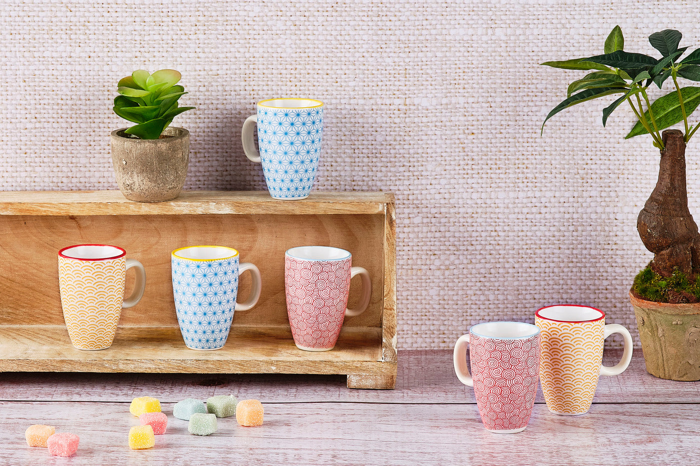 Tasse PATTERN 9cl - 6 pièces - Color Björn - Mathon - 2