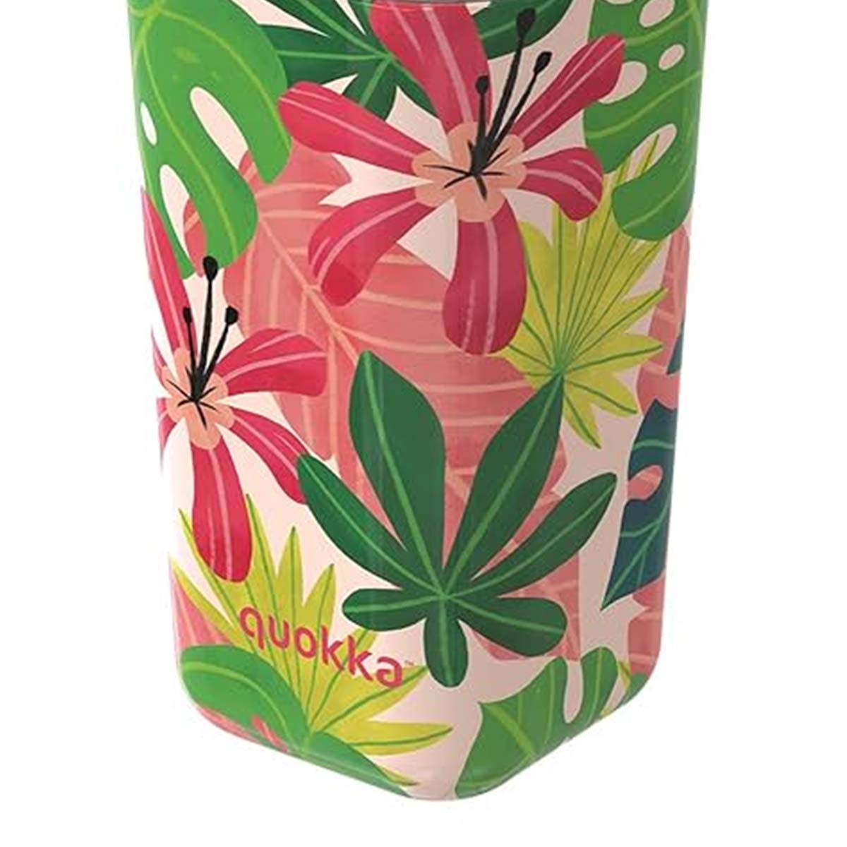 Travel mug Liquid Cube pink jungle 54 cl Quokka - Mathon - 4