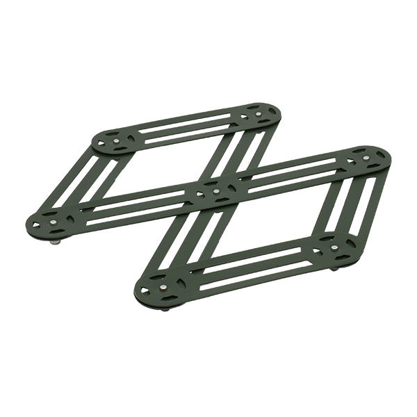 Dessous de plat extensible 25,5 cm vert sapin Roger Orfèvre - Mathon