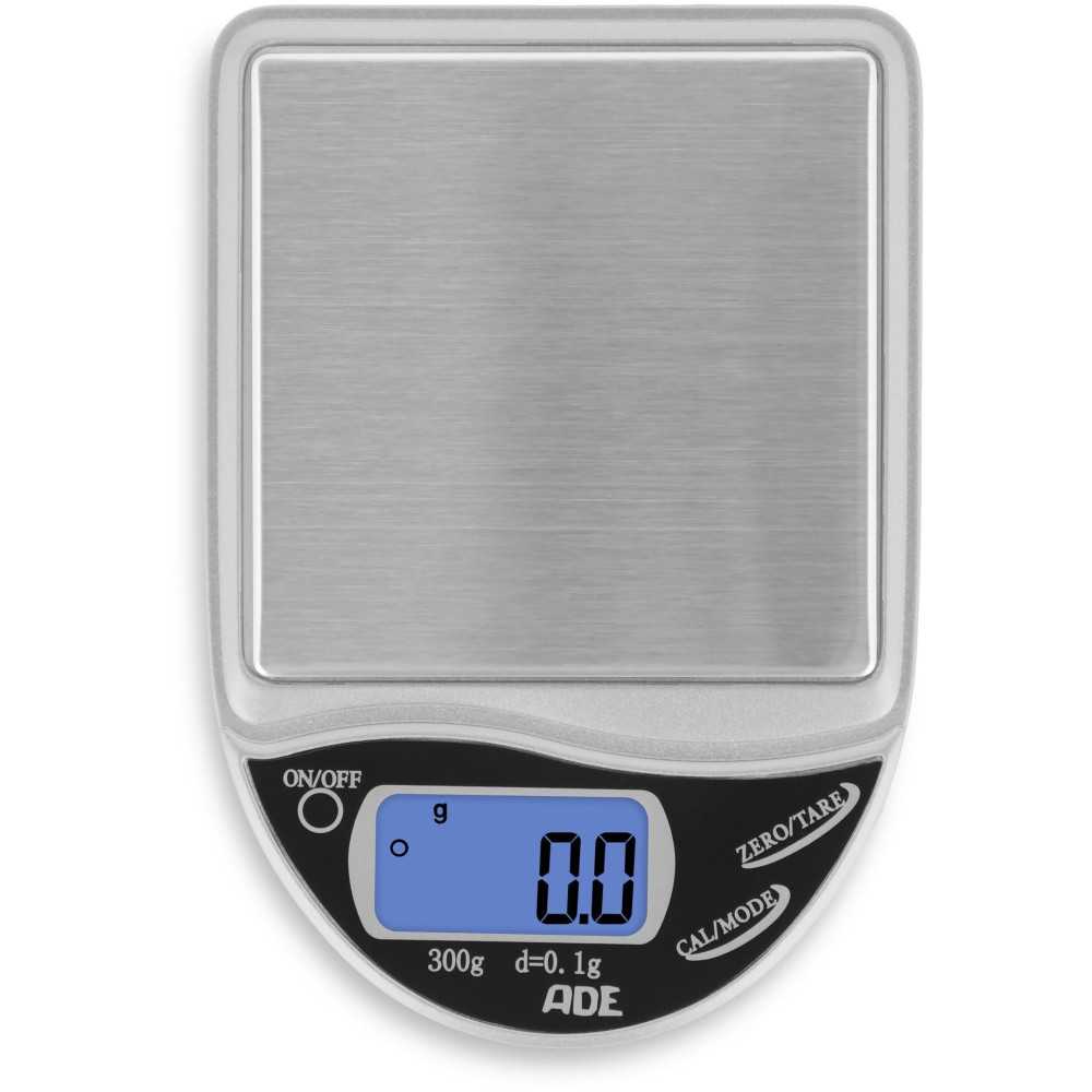 Balance De Cuisine Digitale - Ade - Pocket - Plastique Abs - De 0,1 A 300 Gr - Inclus 2 Piles Aaa ADE - Mathon - 1