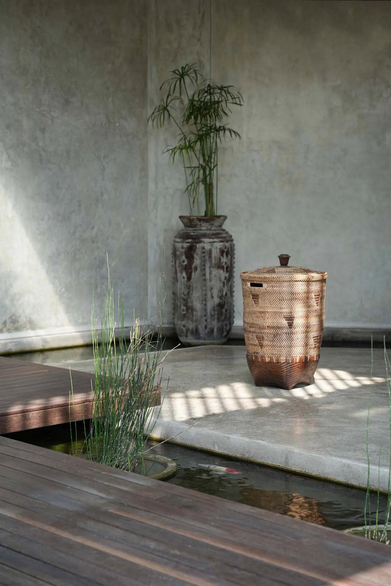 Le Panier à Linge Colonial - Brun Naturel - XL Bazar Bizar - Mathon - 2