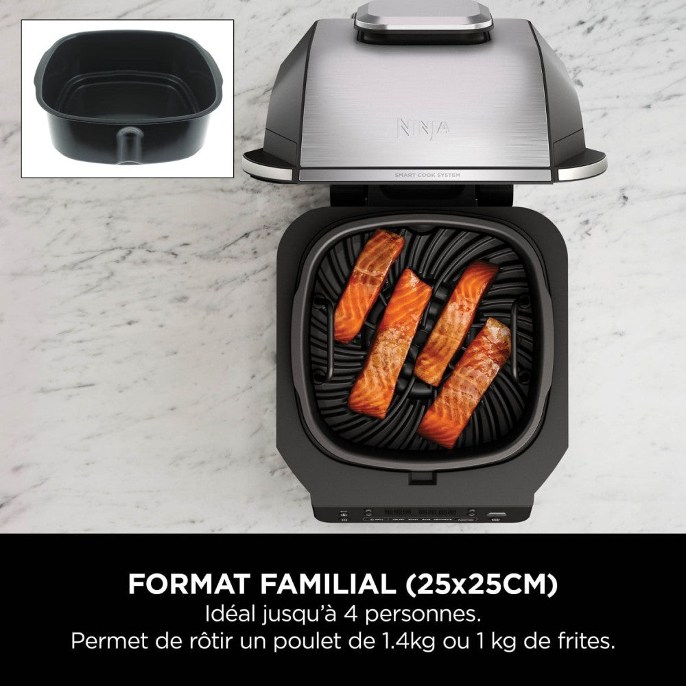 Grill Ninja - Eg351eu - Capacité 5,7l - 5 Programmes De Cuisson - Thermosonde - 1760w Ninja - Mathon - 3