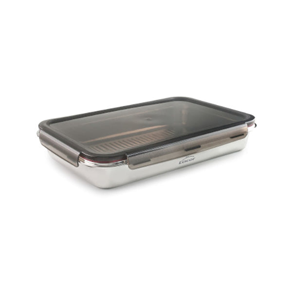Récipient rectangulaire en acier inoxydable Ecoinox Pro 3,5 L Lacor - Mathon - 1