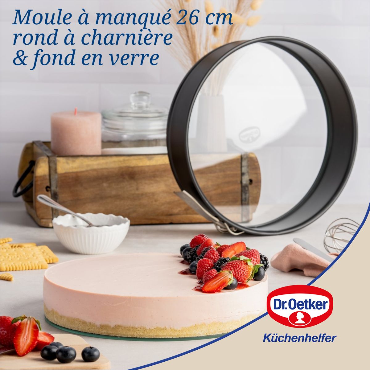 Moule à manqué à charnière 26 cm  Tradition Dr. Oetker - Mathon - 2