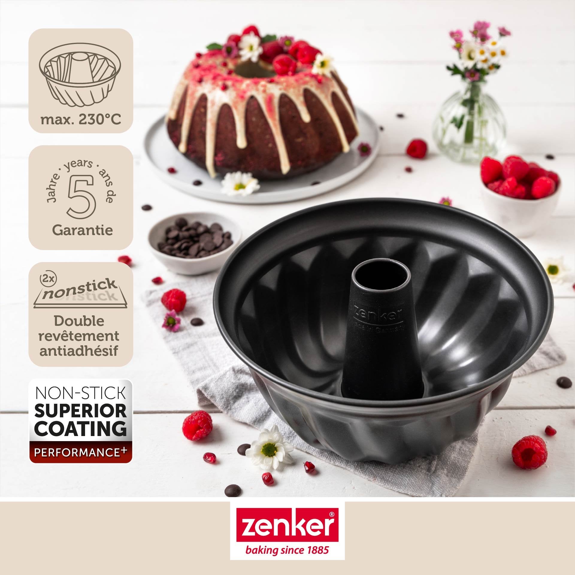 Moule à kouglof 22 cm Zenker PerfectBack+ Zenker - Mathon - 7