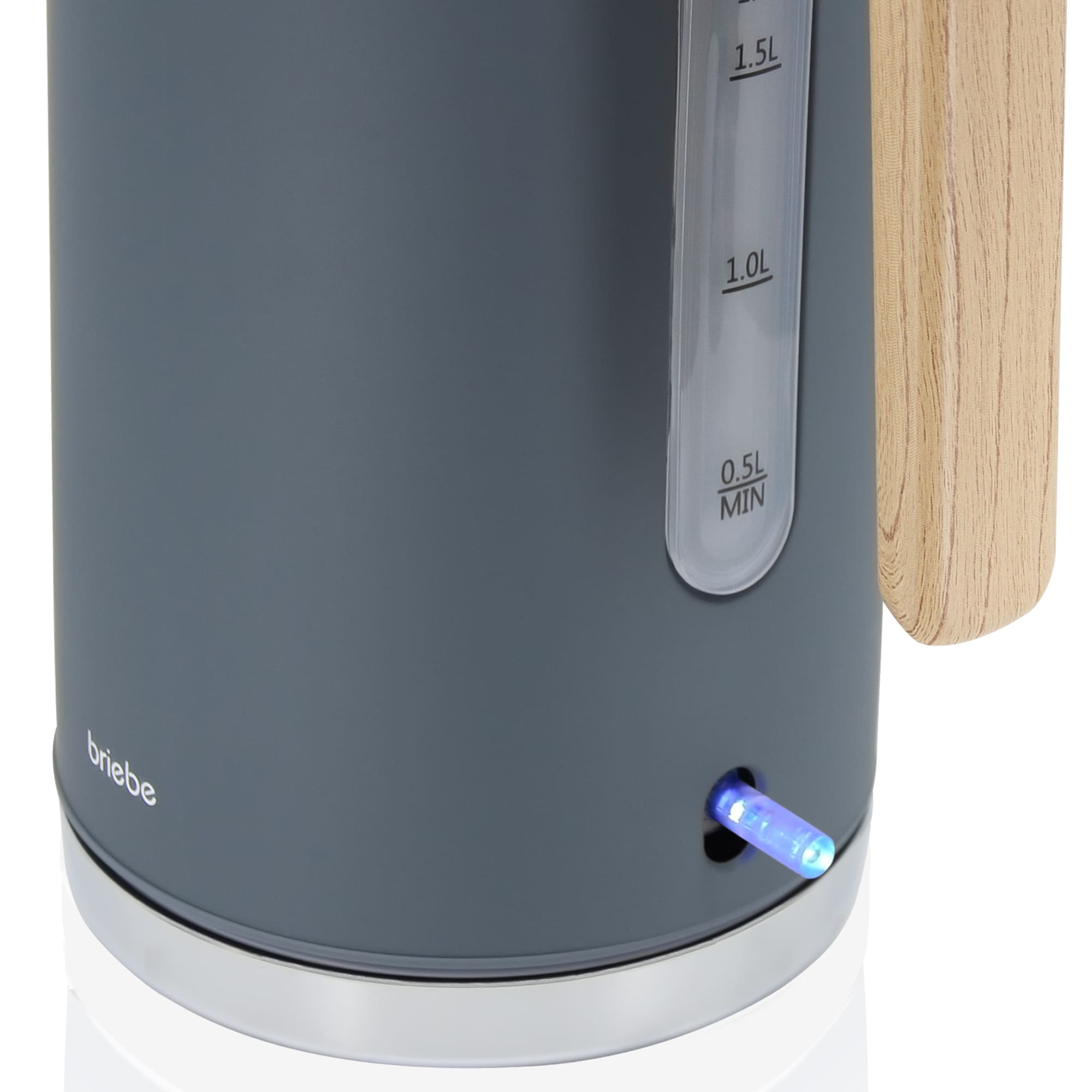 Nordic Bouilloire Électrique 1,7L Sans Fil, Ébullition Rapide Sans BPA, Base 360 2200 Gris KT1165GRY - Mathon - 8