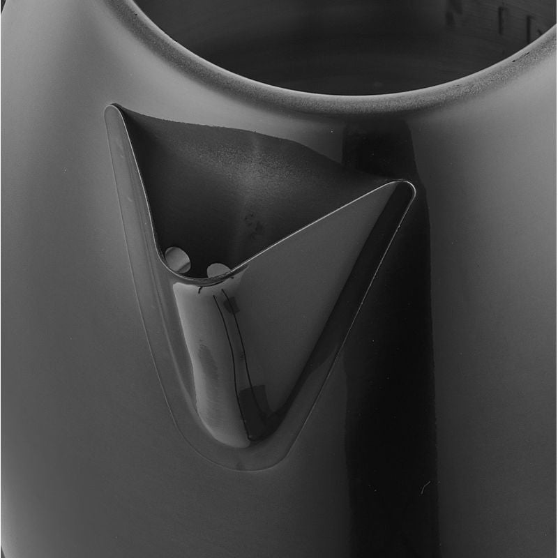 Bouilloire électrique 1.8L inox sans fil noir Herzberg HG5011-BLK Herzberg - Mathon - 2