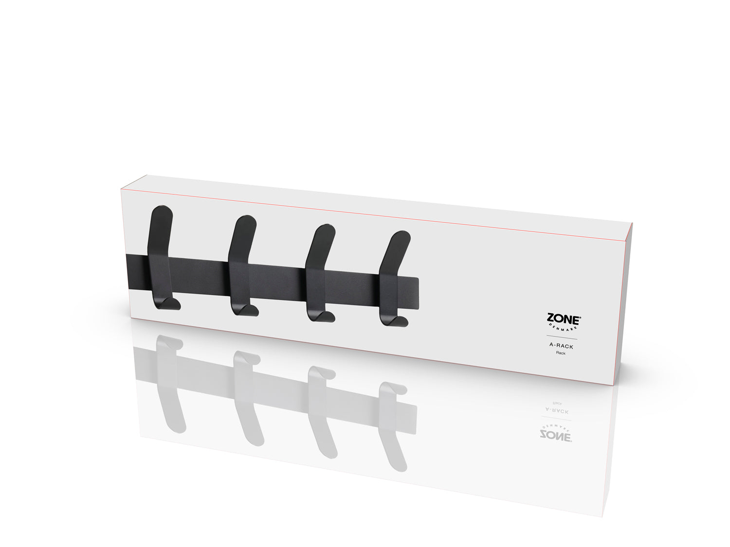 Porte-manteau A-RACK en acier thermolaqué Noir Zone Denmark - Mathon - 2