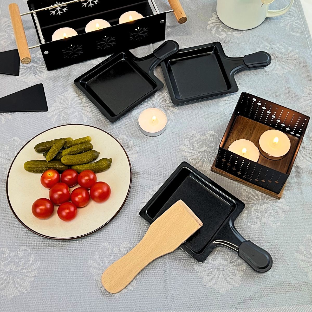 Appareil à raclette individuel à bougie  Spécialités Culinaires Fackelmann - Mathon - 2