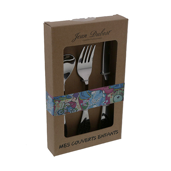 Coffret de 3 couverts enfants Tag Jean Dubost - Mathon - 2