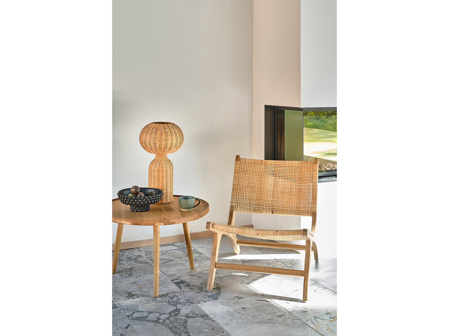 Plat VAEST en terre cuite Mat noir Villa Collection - Mathon - 8