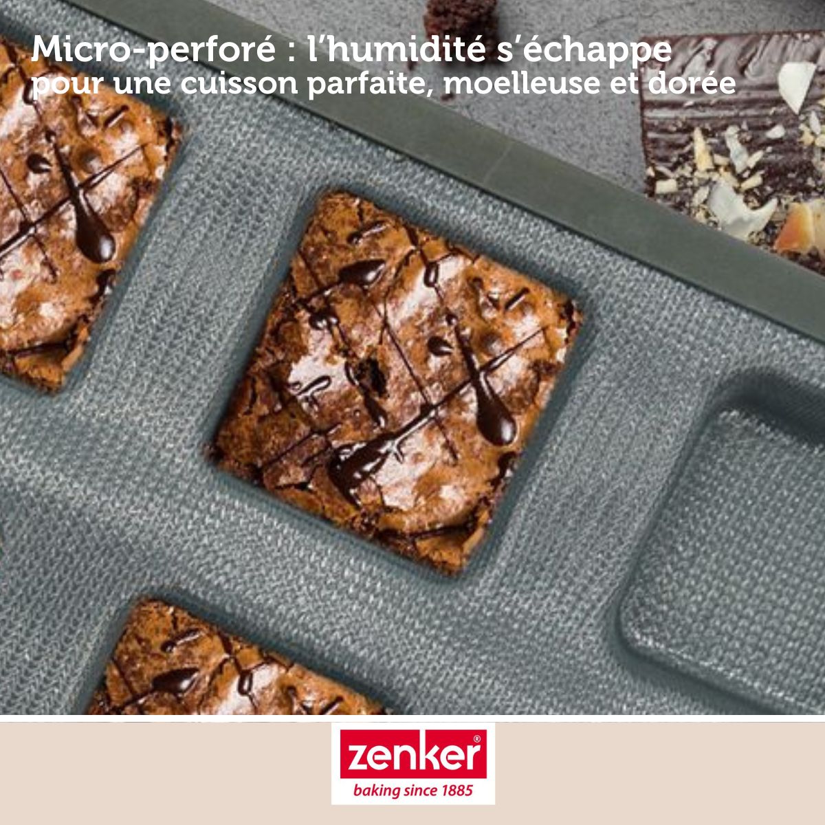 Moule à muffins 6 empreintes 28 x 18 cm Zenker Silicone fibre de verre Zenker - Mathon - 4