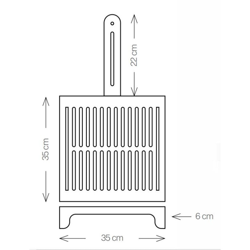 Grille barbecue en acier inoxydable pour cuisson de viande, abrásame Don Hierro - Mathon - 4