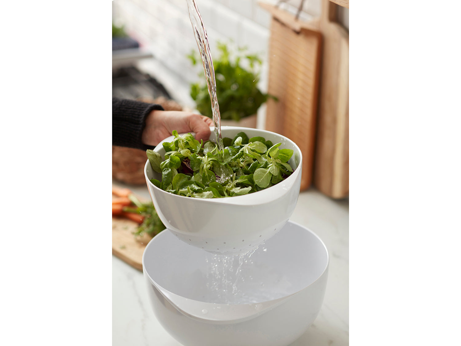 Passoire MARGRETHE Blanc Rosti - Mathon - 4