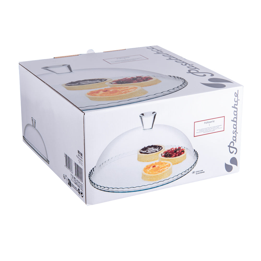 Plat à tarte avec cloche 32 cm Pasabahce - Mathon - 2