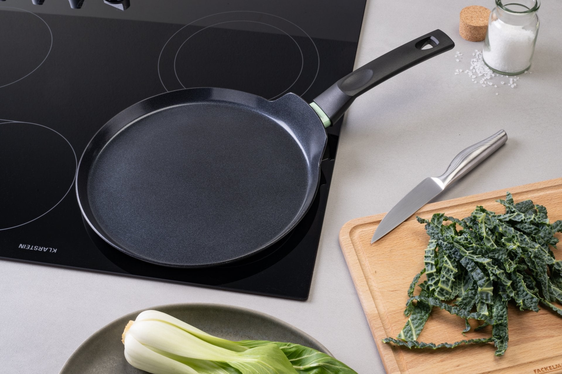 Crêpière 26 cm aluminium revêtement céramique antiadhésif sans PFAS  Brandao Fackelmann - Mathon - 8