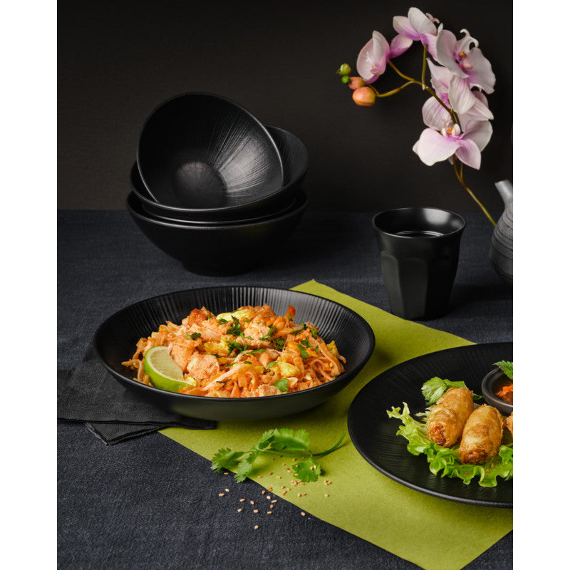 12Pcs - Black Phoenix assiette noire ré-employable  H28mm FirstPack - Mathon - 4