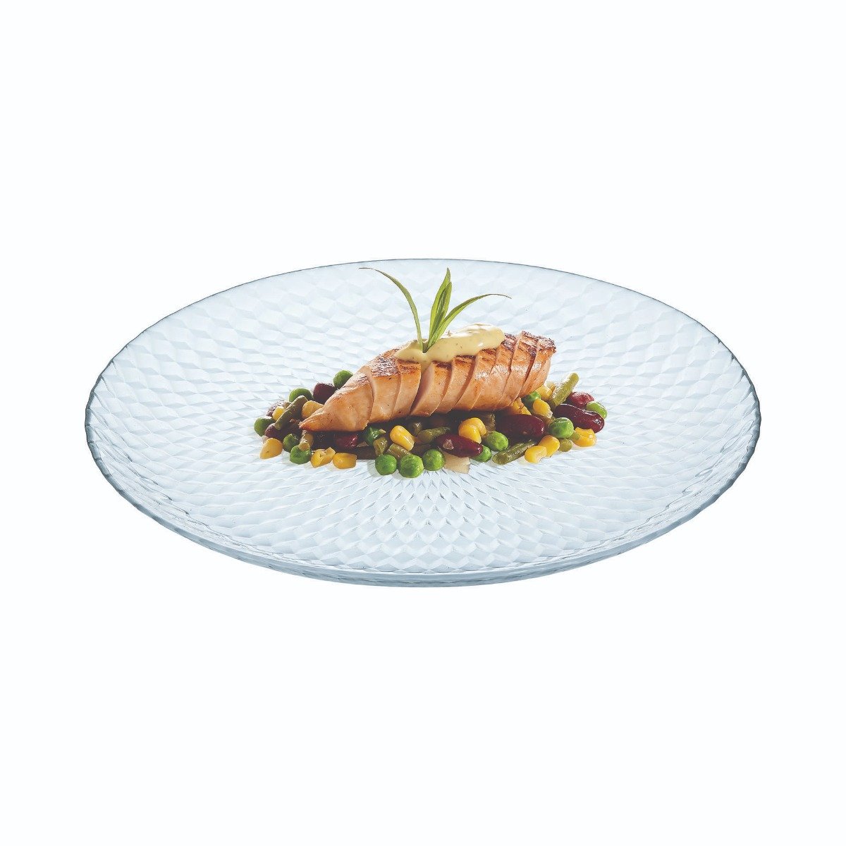 Assiette plate en verre 25 cm Pampille - Luminarc Luminarc - Mathon - 4