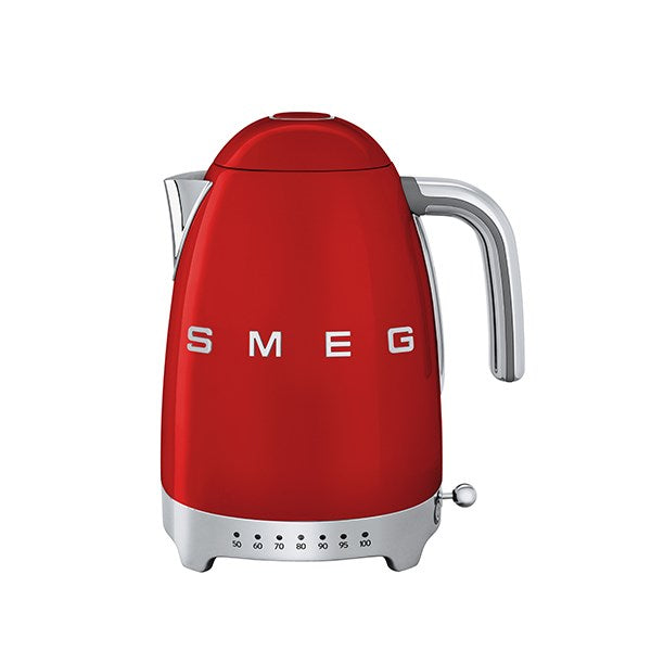 Bouilloire rouge 1,7 L 2400 W KLF04RDEU Smeg - Mathon - 1