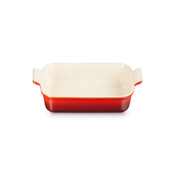 Plat rectangulaire céramique 26 cm Cerise Le Creuset - Mathon - 1