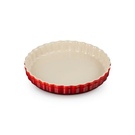 Moule à tarte céramique 28 cm Cerise Le Creuset - Mathon