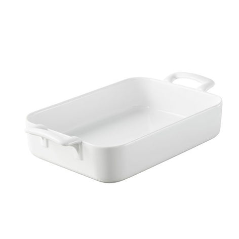 Plat rectangulaire porcelaine Belle Cuisine 26 cm Blanc Revol - Mathon